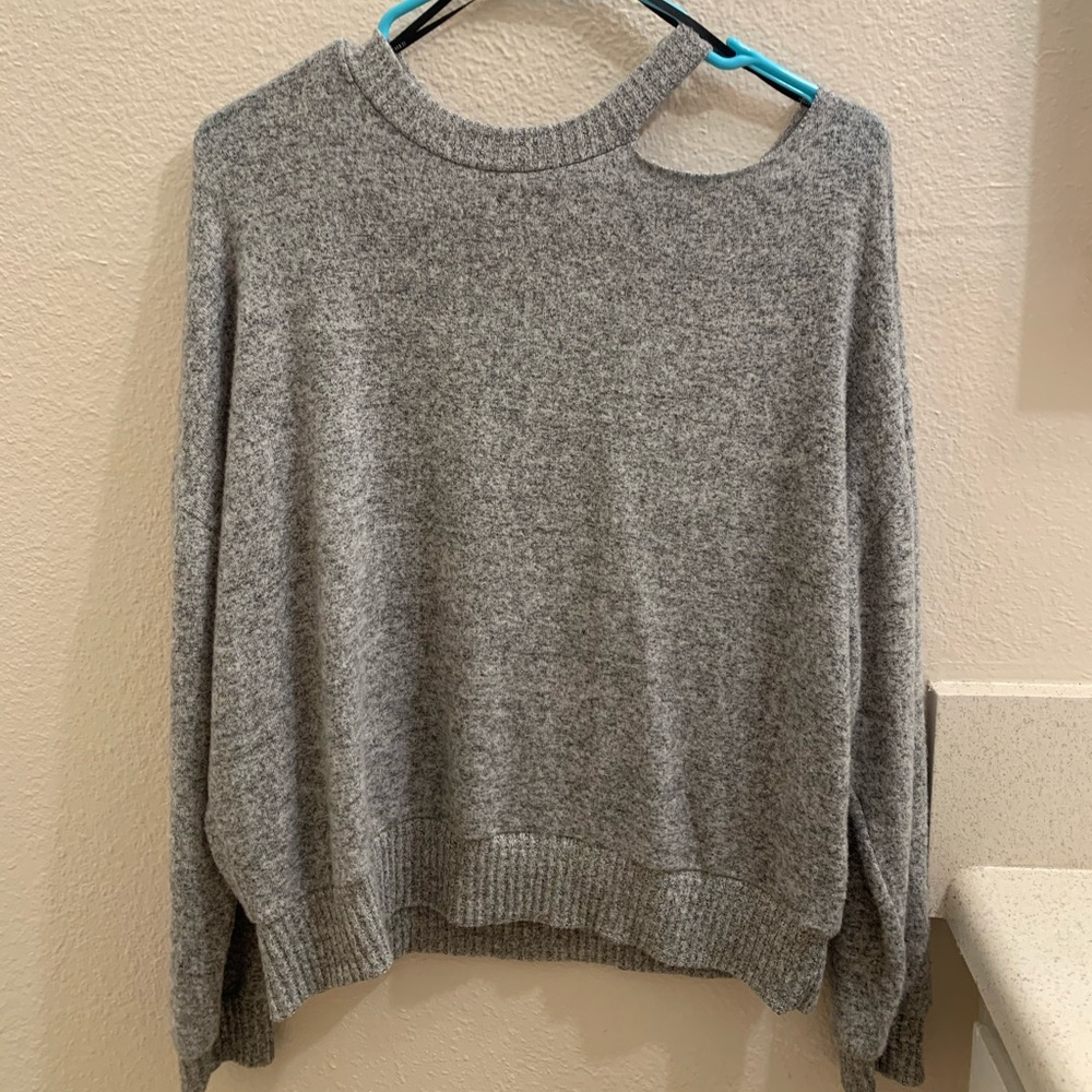 Gray sweater